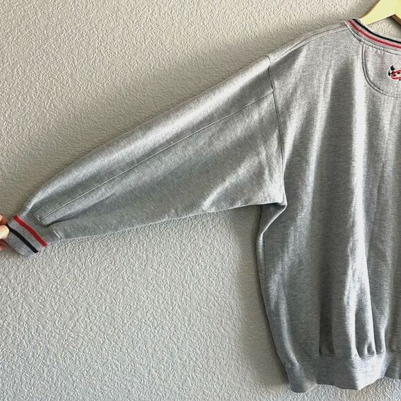 Vtg Chase NASCAR Sweater #3 Dale Earnhardt Gray Sz Large Thick Crewneck Pullover - Picture 6 of 9